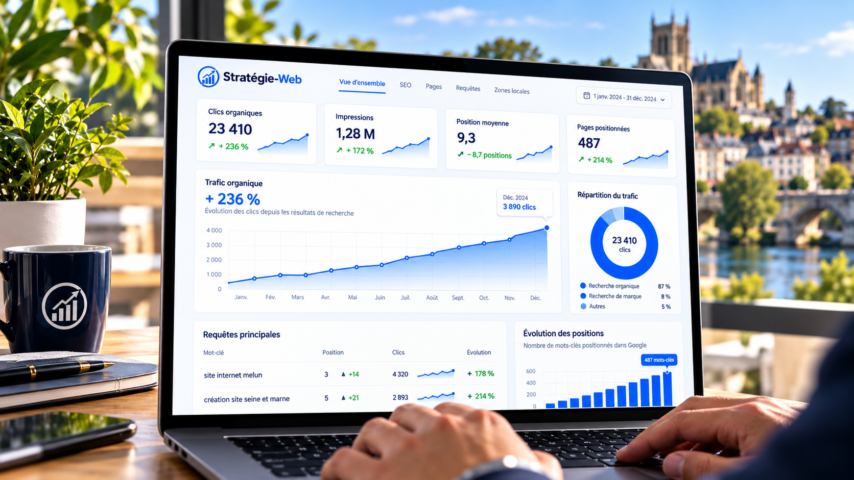 Illustration marketing : diagnostic visibilite